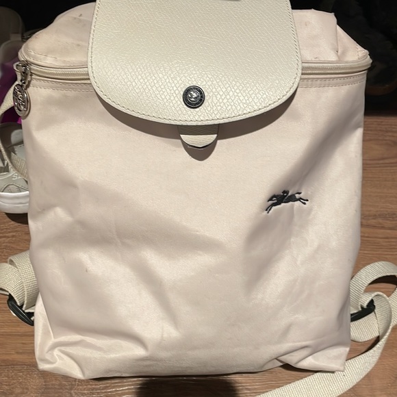 longchamp backpack chalk